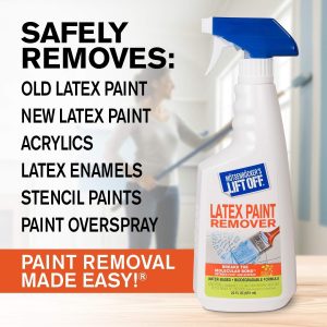 Latex Paint Remover Spray Removes Latex Paint and Enamel